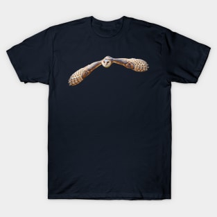 Barn Owl in flight T-Shirt